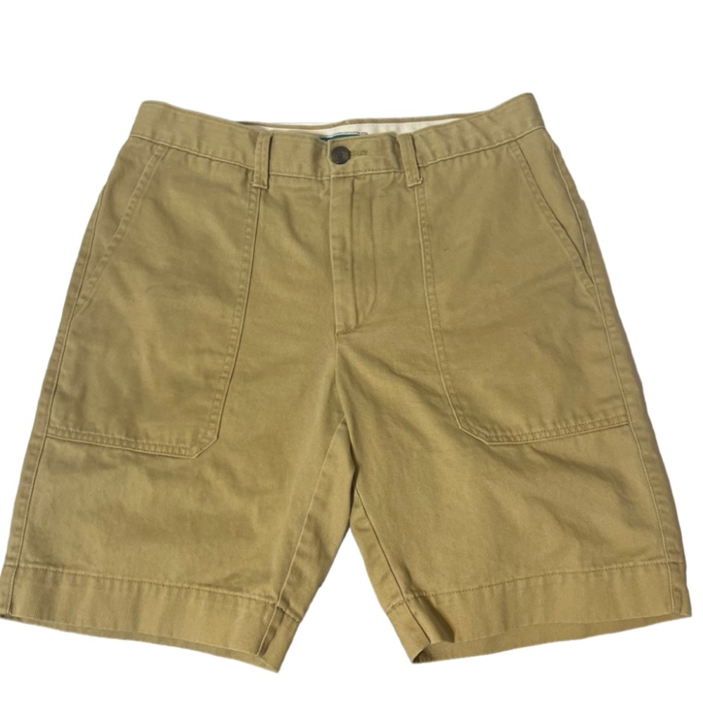 Cubavera Cotton Twill Khaki Bermuda Shorts 30” waist 9” inseam